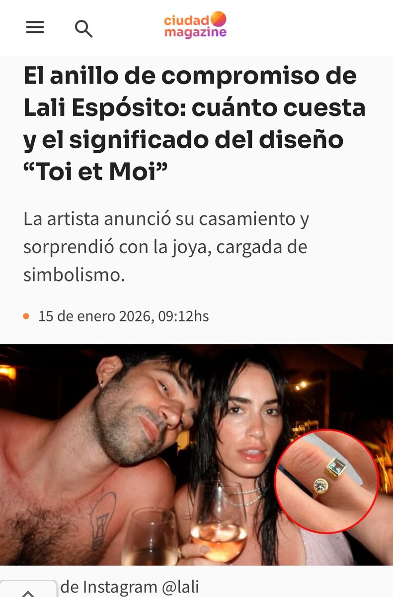 HippiesConOsde's tweet image. Se casa Lali, no con un trans o una lesbiana, se casa con un macho hetero, no va a abortar, va a tener varios pibes, ahh y su anillo de compromiso es una joya carísima con una inscripción en francés, no en quechua o guaraní.
Felicidades y salud a la nueva familia tradicional!!!