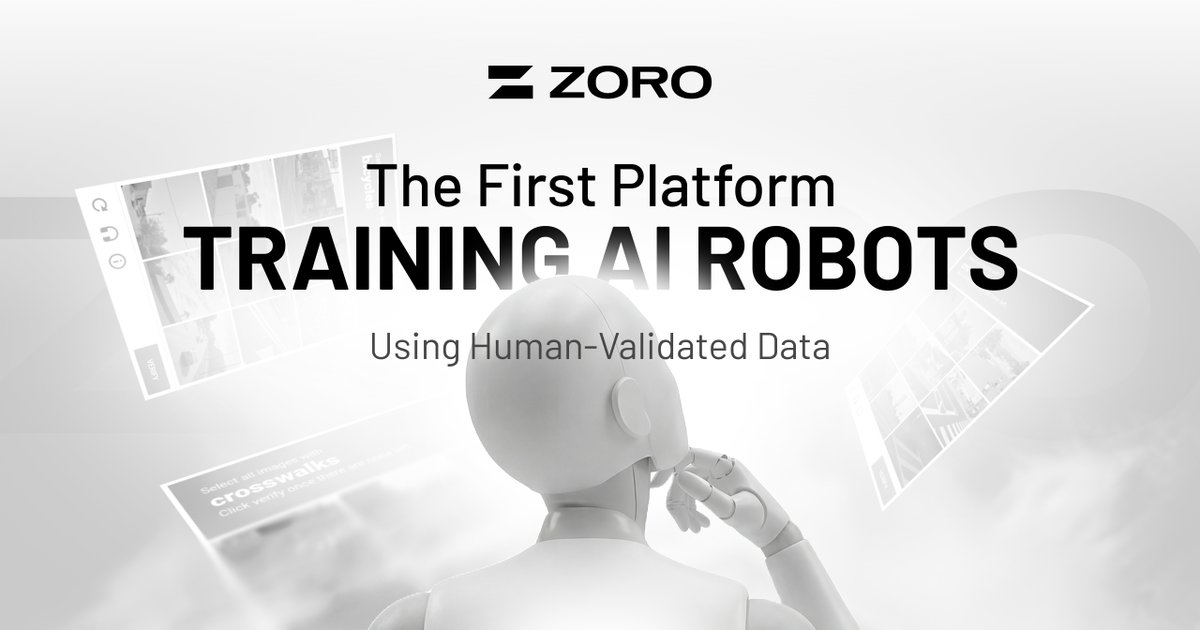 memecityapp's tweet photo. Why ZORO?

Most Web3 AI tools cover one piece of the stack.

ZORO brings it all together: human-validated data, ZK-proofed validation, multi-modal annotation, on-chain scoring, SDKs, and MLOps-ready pipelines.

Built by 750k+ contributors.
https://t.co/Ygivr18RxS https://t.co/ZuMe3zEnbF