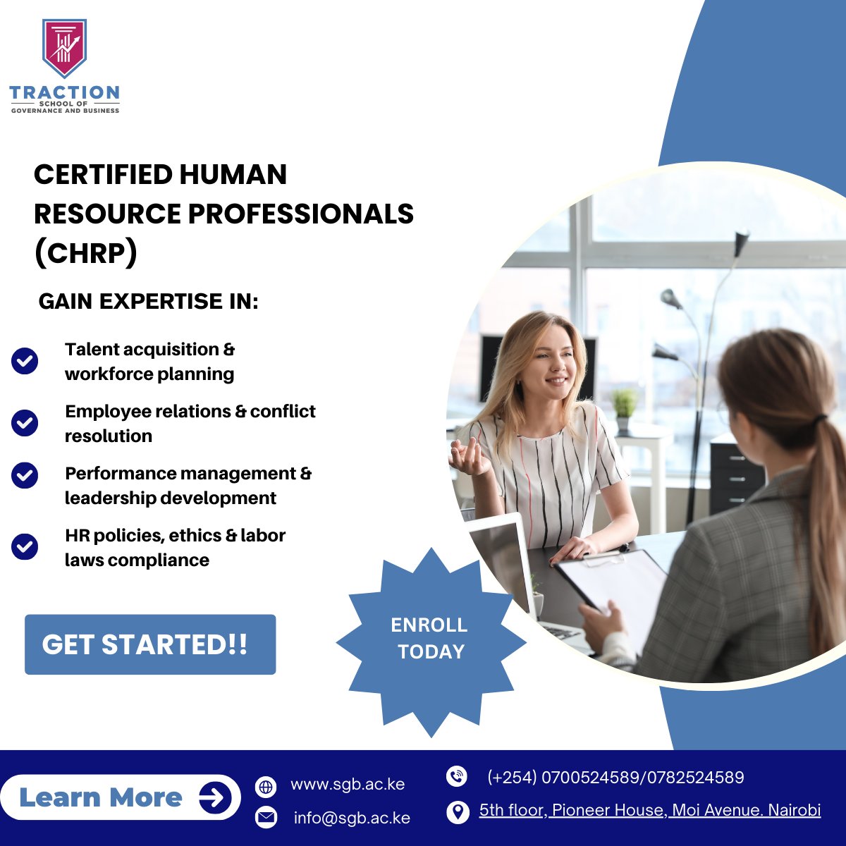 Traction_sgb's tweet image. Looking to level up in HR? 
January Intake is still onging!
Don’t wait — start today: sgb.ac.ke/official-stude…

#CHRP #HRProfessionals #CareerUpgrade #LearnWithTraction #HRLeaders