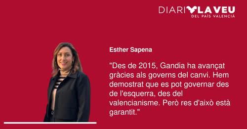 Fer ciutat, fer país_🖋️

Per Esther Sapena, portaveu del grup municipal de Compromís i coportaveu del Govern local de Gandia👇🏻

diarilaveu.cat/opinio/fer-ciu…