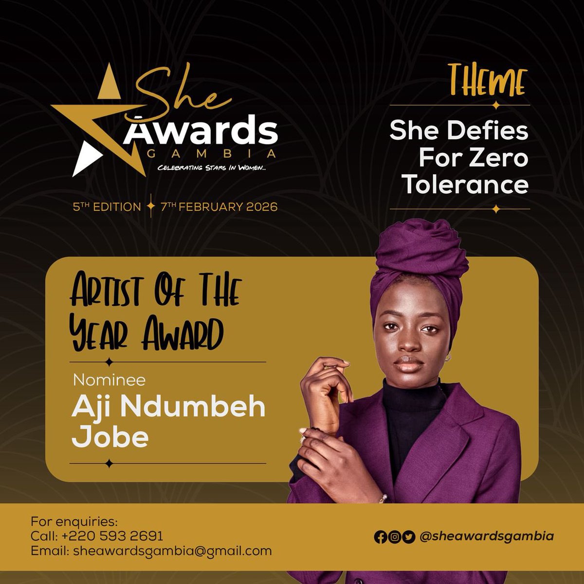 She Awards Gambia tweet media