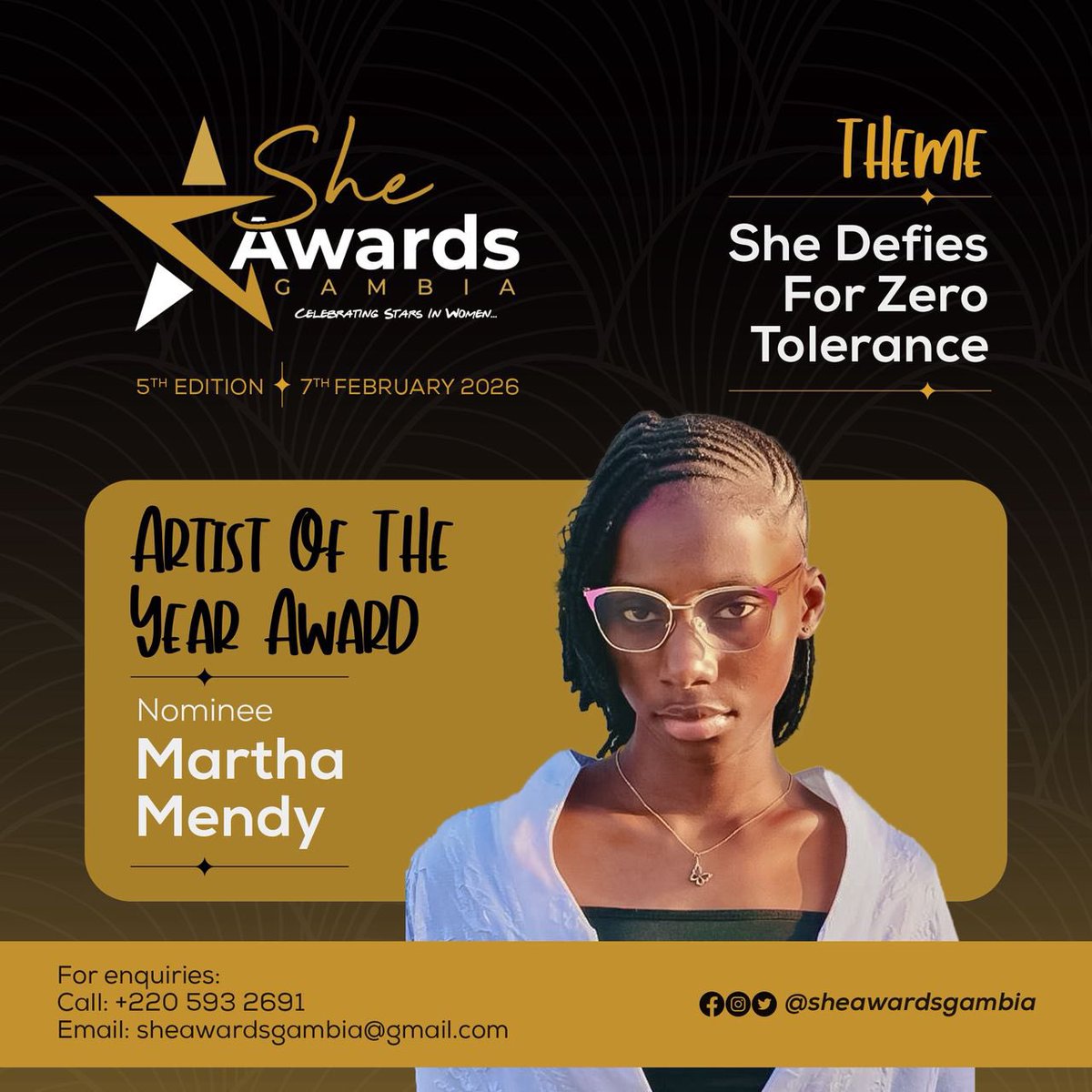 She Awards Gambia tweet media