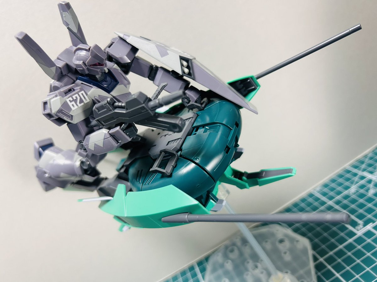HG ジェガンD型(迷彩仕様) パチ組み完了👌 シャイアン基地配備機で