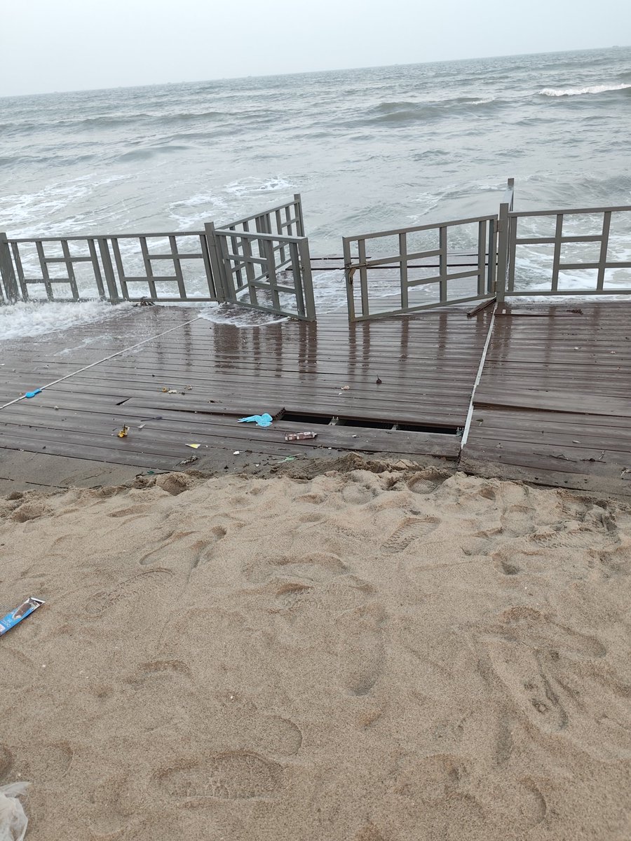 We Cry for Infrastructure, But Kill It First
The viewing deck for the differently abled, built at Cuddalore Silver Beach under the Blue Flag Beach project, has been damaged even before its inauguration. Governments spend crores to give us world-class facilities, but our failure