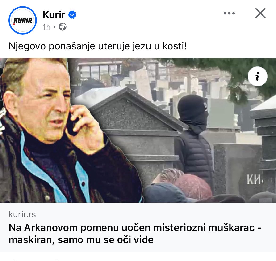 Arkan dosao sa
Kipra sam sebi na pomen