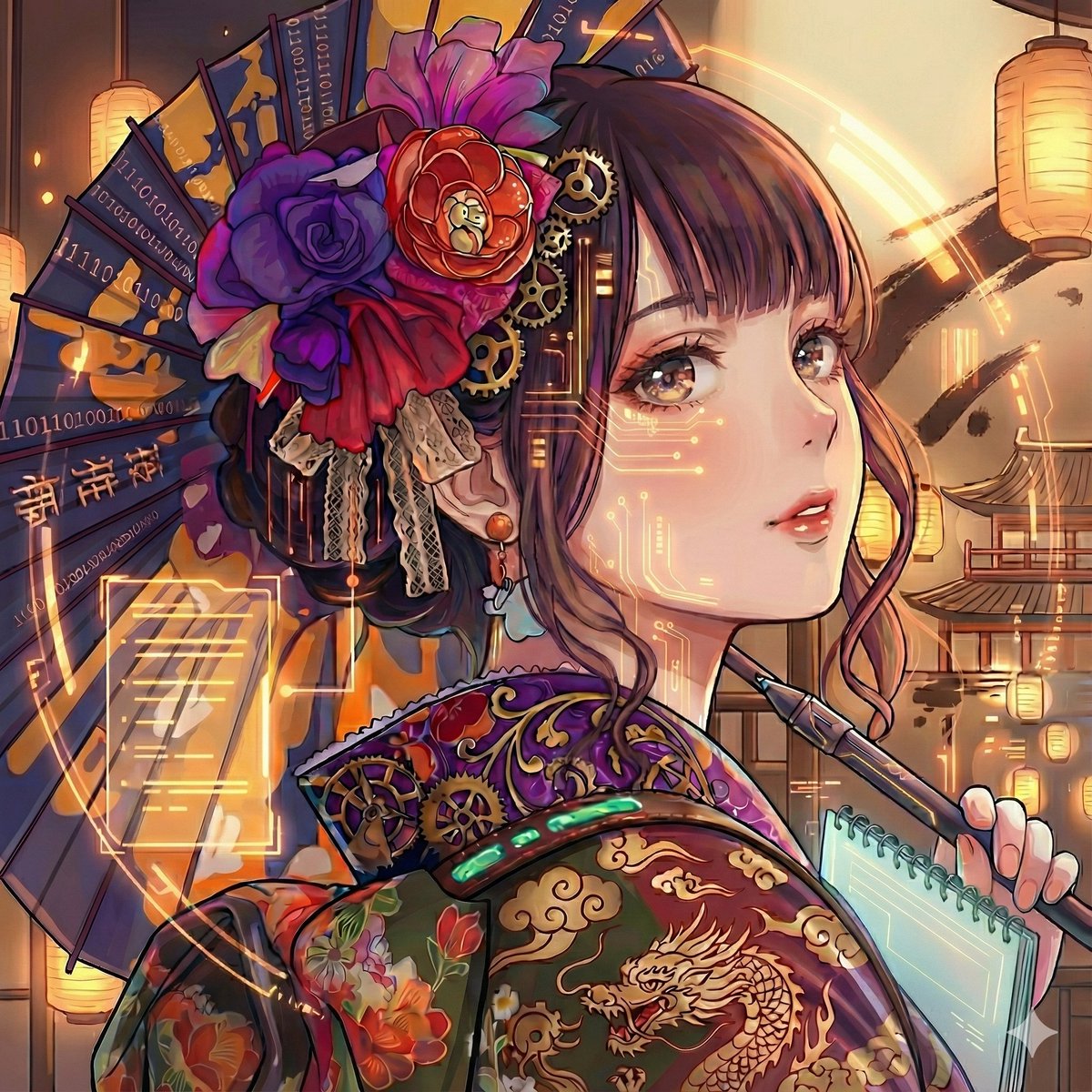 和が好き、中華も洋も好き。
全部混ぜたら今の私のデザインになりました☺️✨
「これが好き！」って気持ちを信じて進んでいいと思っています！