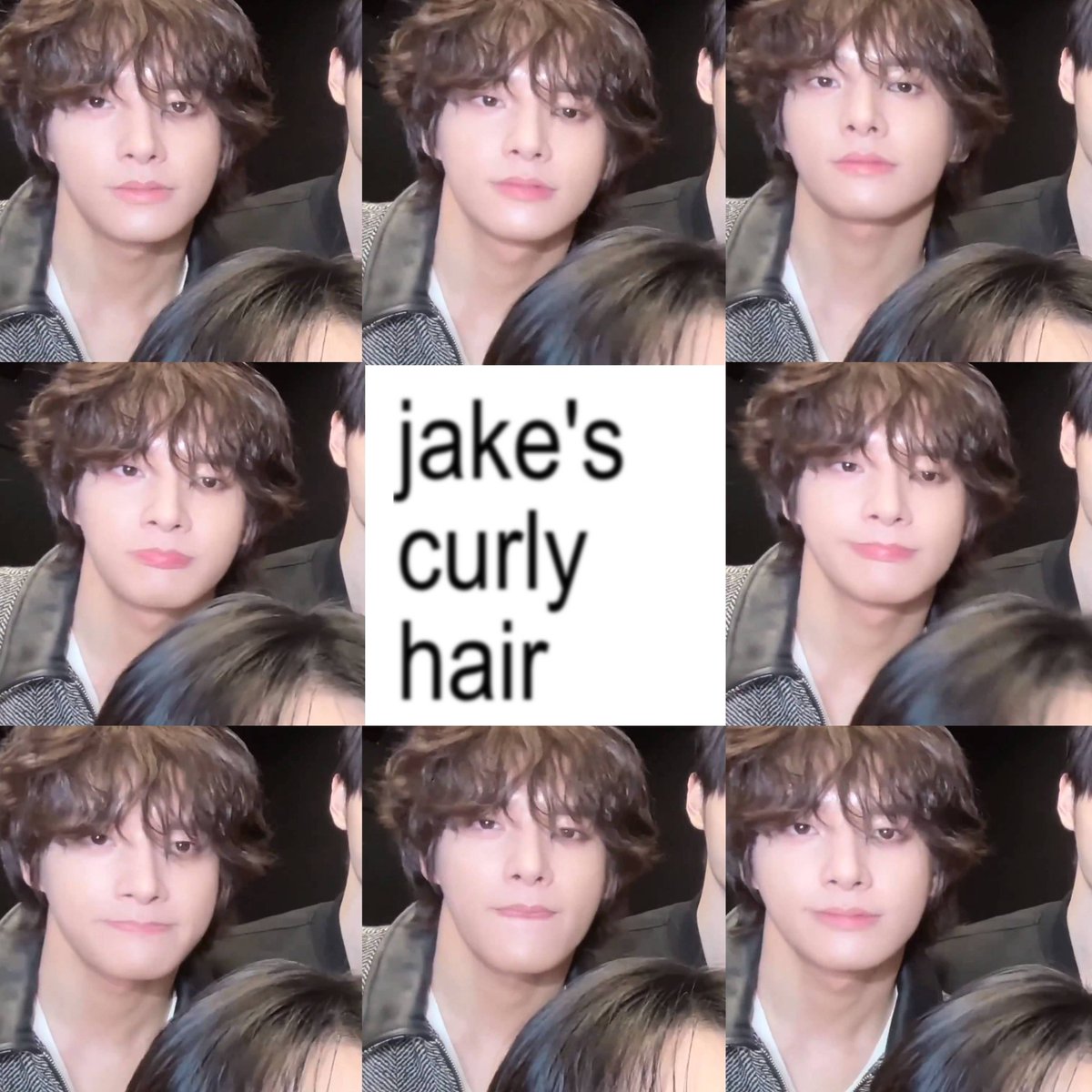 jake with curly hair >>>