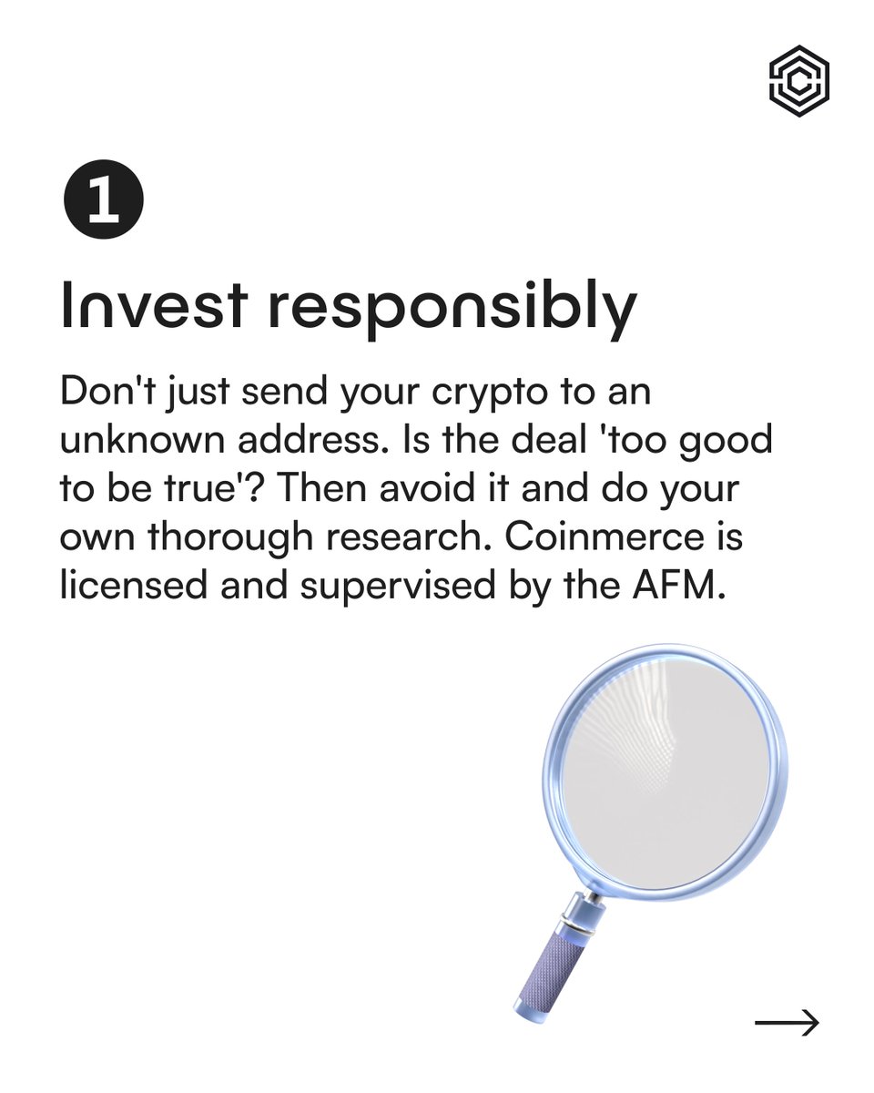 1. Do your own research 2. Enable 2FA