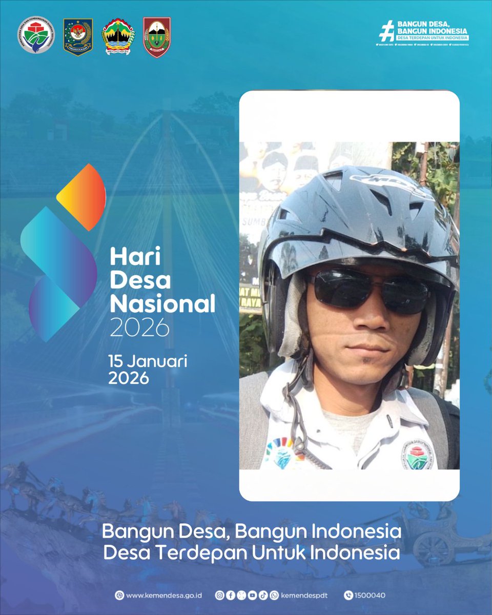 masyucup's tweet photo. SEMARAK HDN 2026;
Bersama desa, kita wujudkan pembangunan yang berkeadilan
@prabowo
@gibran_tweet
@YandriSusanto
@ArizaPatria
@kemendespdt
@bpsdmkemendesa
@dpmdjatim
#HariDesaNasional2026
#BangunDesaBangunIndonesia
#DesaTerdepanUntukIndonesia
#BhaktiPendampingDesa
#TPPJatim https://t.co/pIlGjYY3Fb