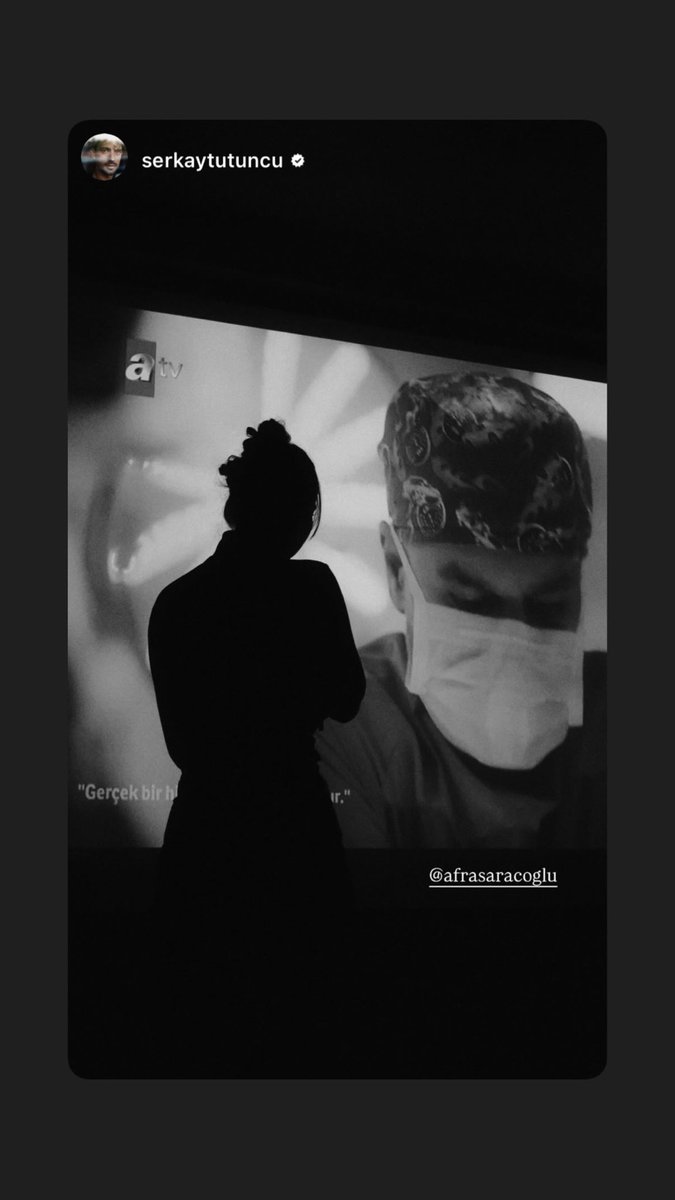 afrasource's tweet image. 260115 | #AfraSaraçoğlu via Instagram story.