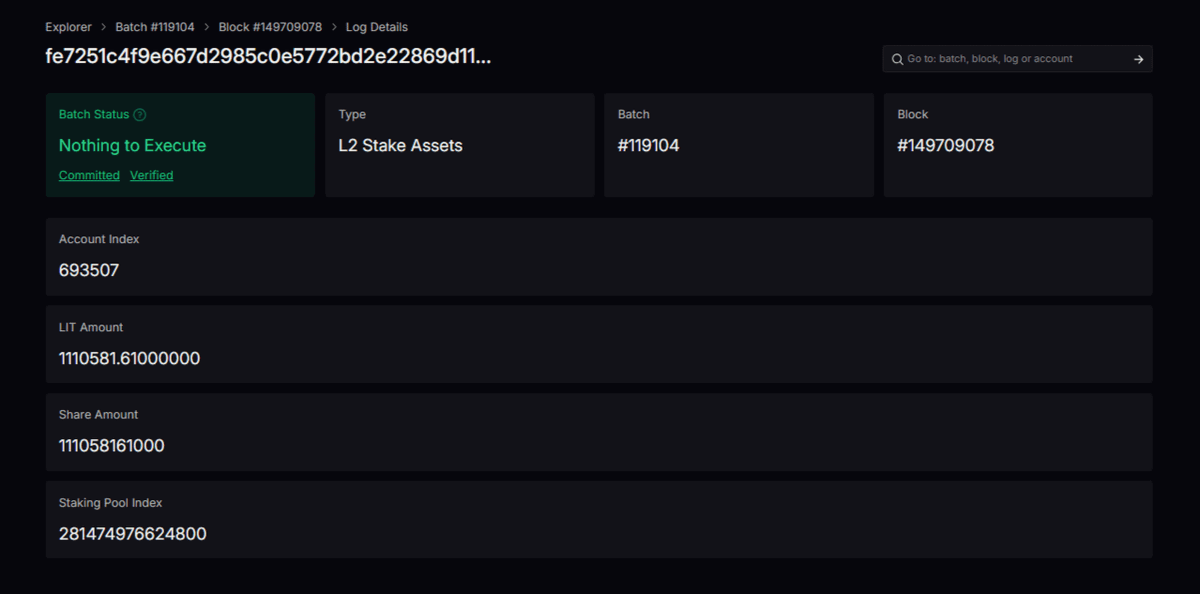 ACLARANDO EL ONCHAIN DE $LIT TRAS SU ANUNCIO DE STAKING

Mucha gente de ayer a hoy a vendido en pánico al ver los datos onchain en <a href="/qwantifyio/">Qwantify</a> donde se "ha vendido" un 6,8%, 17M tokens, post anuncio del staking

Esto es mentira, simplemente lo stakeado lo cuenta como vendido⏬

Y