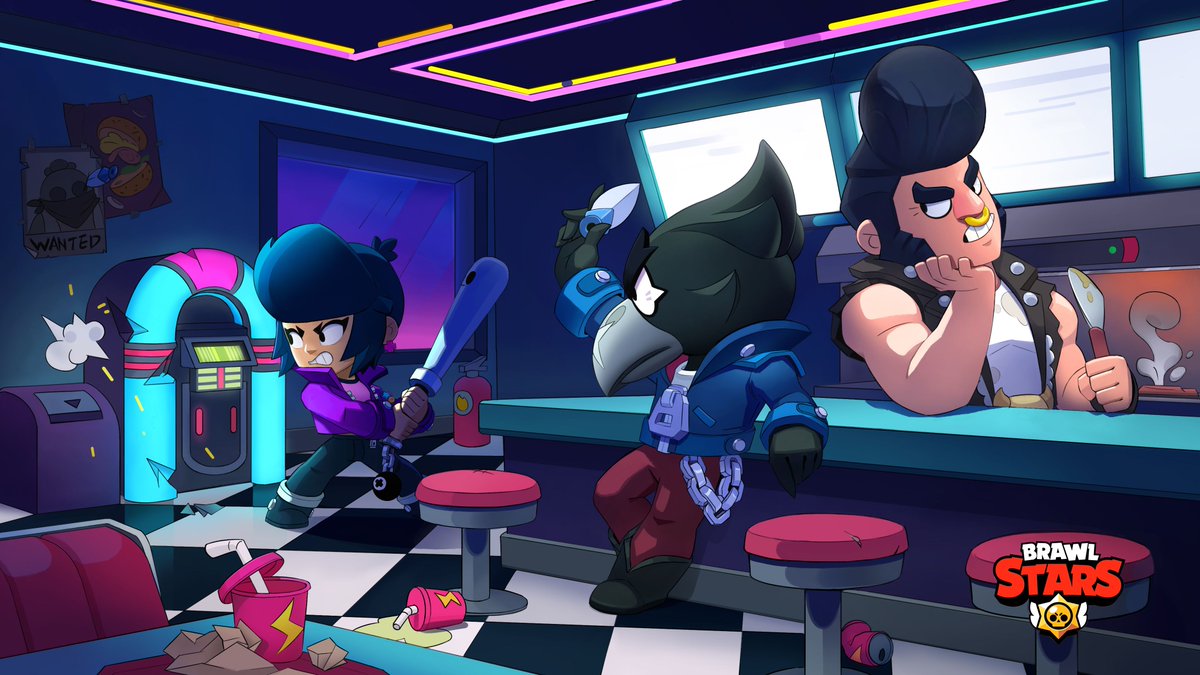 LiaoChen1223's tweet image. I’m excited to share these illustrations from a Brawl Stars scrapped project!  Though the project didn’t see the light of day, the creative process behind these pieces remains one of my favorites. Hope you like them!