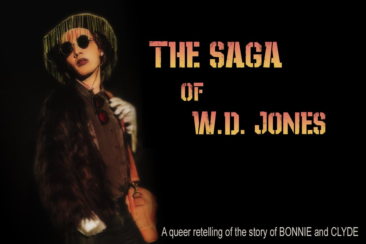 Following a workshop performance in Sydney last year, 'The Saga of W.D. Jones' comes to London for a performance at <a href="/TheOtherPalace/">The Other Palace</a> next Tuesday afternoon (20th January).
A queer retelling of the story of 'Bonnie &amp; Clyde', tickets are available from
theotherpalace.co.uk/the-saga-of-wd…