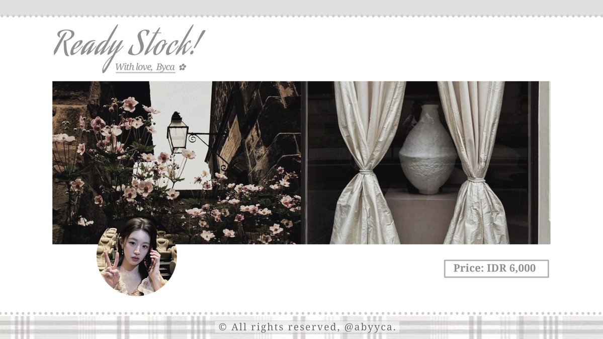 abyyca's tweet image. help repost, please? thank you! 

layout ready stock: go younjung ♥︎ price on pict, get ava jpng. dm me if you're interested!

#zonauang #zonaba