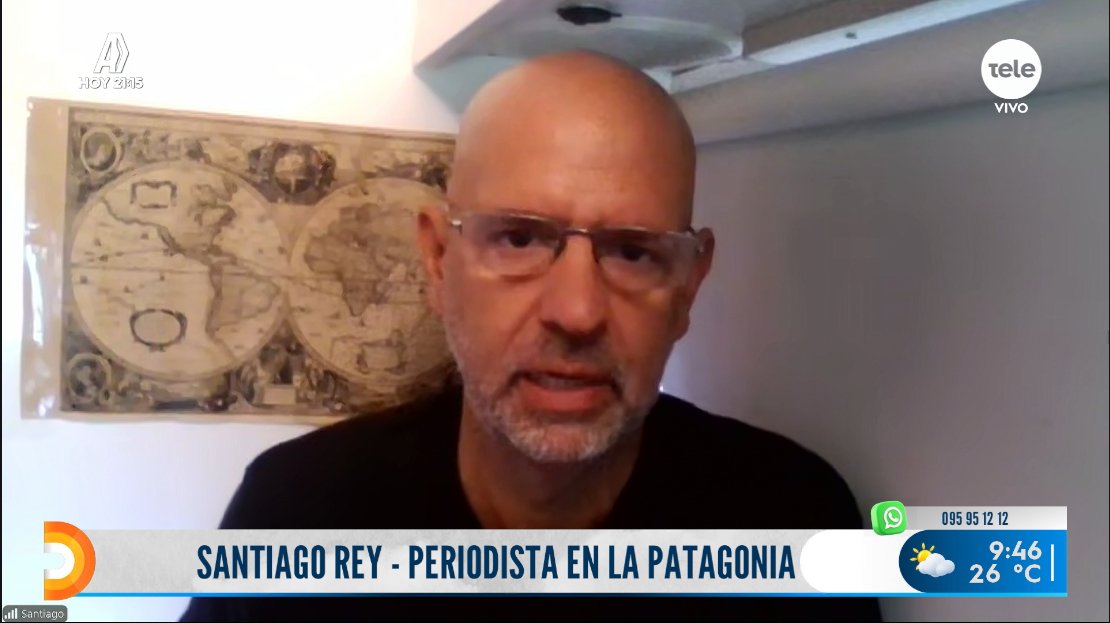 📍Desde Bariloche | Contactamos con <a href="/SantiagoRey71/">Santiago Rey</a>, periodista argentino.

#DesayunosInformales 📺 <a href="/teledoce/">𝗧𝗲𝗹𝗲𝗱𝗼𝗰𝗲 📺</a>