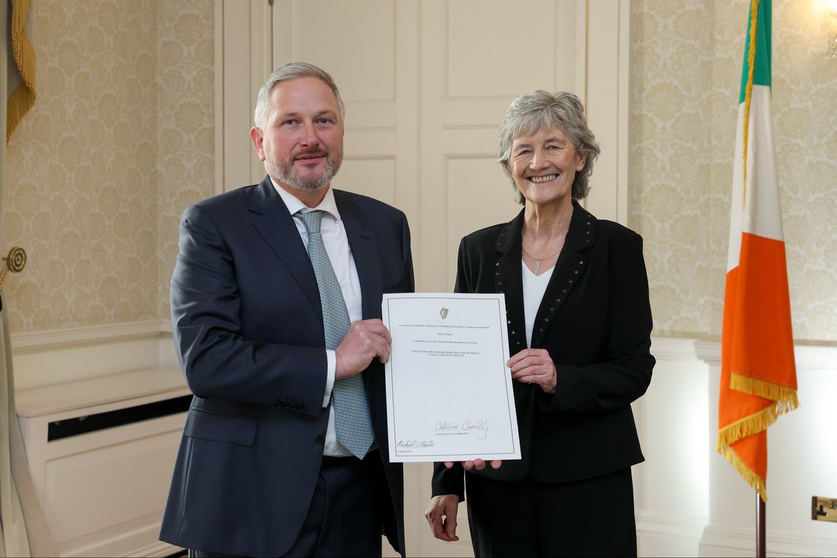 President of Ireland tweet media