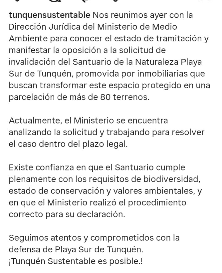 Tunquén Sustentable (@tunquensustent) on Twitter photo 