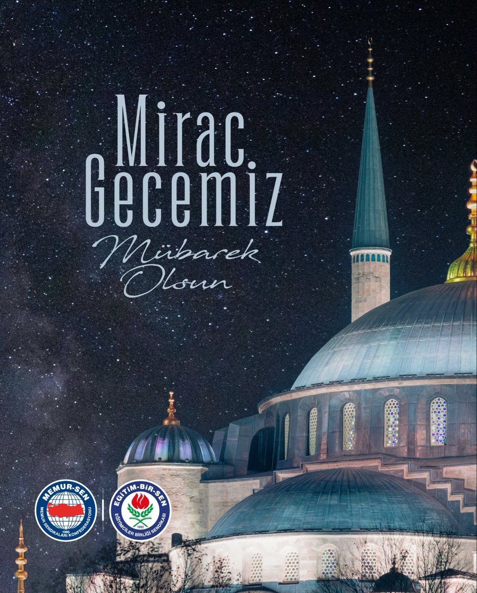 Peygamber Efendimizin makamı âlâya ulaştığı bu kutlu gecenin İslam ve insanlık alemi için huzur ve refaha vesile olmasını diliyoruz.

Miraç Gecemiz Mübarek Olsun