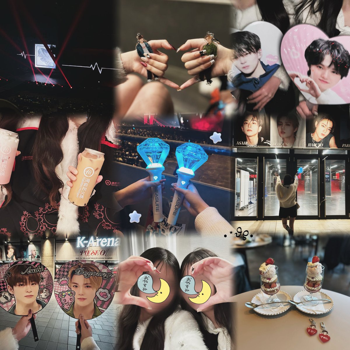 Kアリ2日間ありがとう𖤐 ̖́-
ライブはもちろん美味しいものたくさん食べれて幸せだった> < ♡やっぱりトレのライブが1番❣️❣️