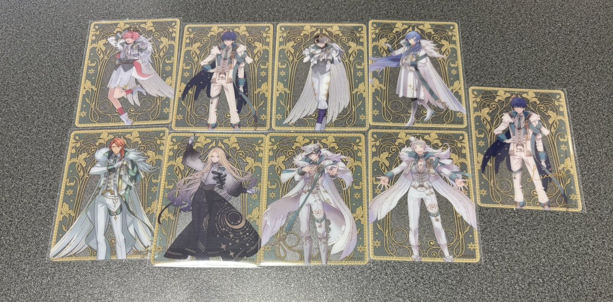 交換)アイチュウ 10周年 クリアトレカ クリアカード 箔押し サイン