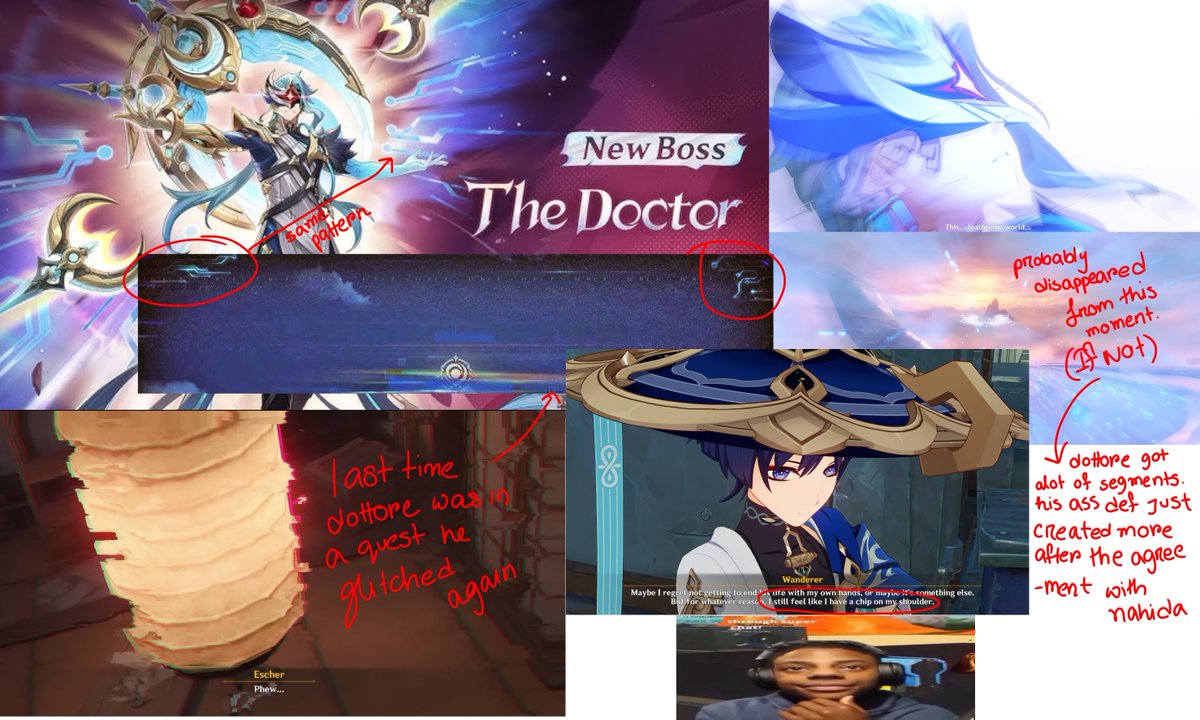 okay the morse code thing is might not be real but this is all i could gather abt dottore cooking something