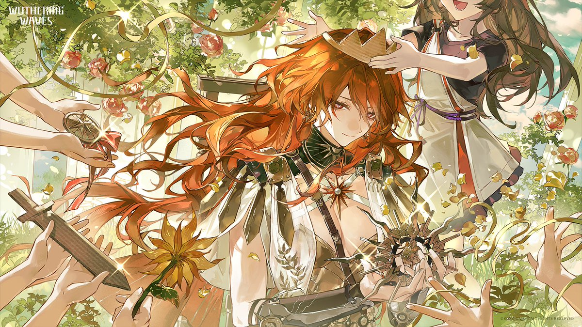 WW_ES_Official's tweet image. En un juego de « Reina de los Héroes contra las Disonancias Tácitas » compartido con los niños, la Reina de los Héroes finalmente se alzó con la victoria y recibió las recompensas más hermosas.

#WutheringWaves #WutheringWavesES #Augusta