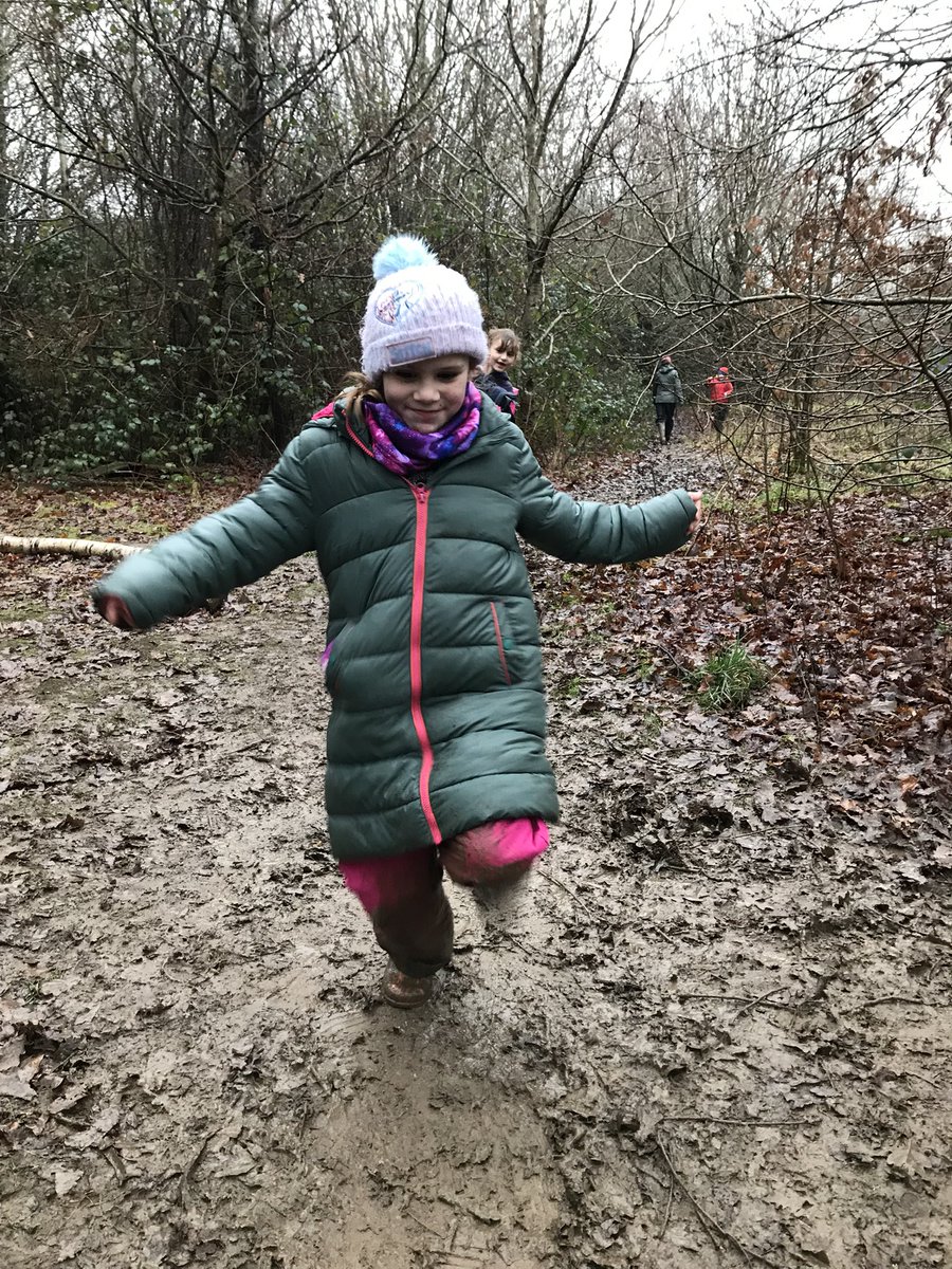 A bit muddy in forest school this week!