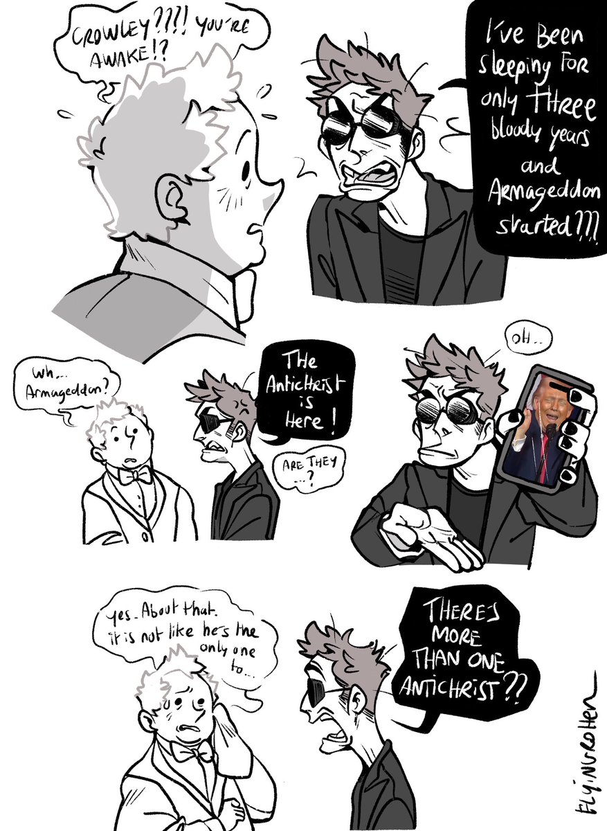 She’s giving us no chances 
#GoodOmens