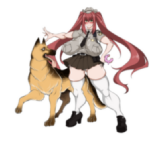 skebで描きました 依頼者様の指定した設定のオリジナルキャラです アメリカの田舎町に住んでる空気の読めないツンデレ若手刑事、または保安官補の少女
愛犬といっしょにトラブルを巻き起こしていくタイプ
別衣装で名探偵風のドスケベ衣装もあります 