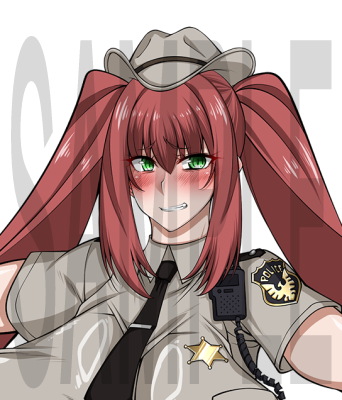 skebで描きました 依頼者様の指定した設定のオリジナルキャラです アメリカの田舎町に住んでる空気の読めないツンデレ若手刑事、または保安官補の少女
愛犬といっしょにトラブルを巻き起こしていくタイプ
別衣装で名探偵風のドスケベ衣装もあります 