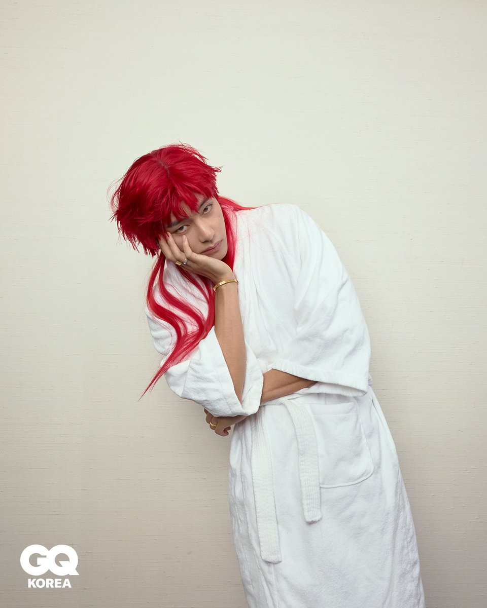 btslinkita's tweet image. TAEHYUNG WITH LONG RED HAIR 🫠❤️‍🔥

TAEHYUNG FOR GQ KOREA 
GQ KOREA COVER STAR V 
#TaehyungxGQKorea
#TaehyungxCartier