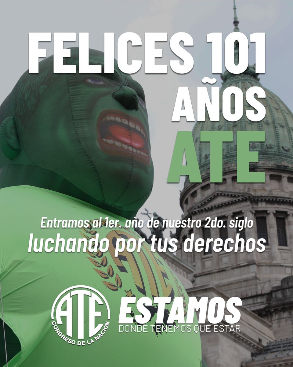 🇦🇷ATE CONGRESO 🇦🇷 ⭐⭐⭐ (@ate_congreso_ok) on Twitter photo 