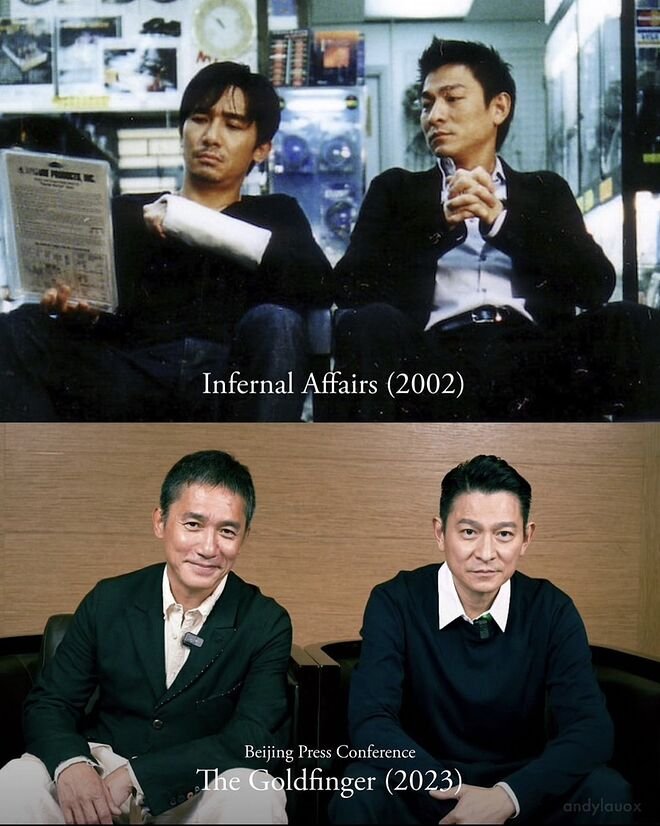 골핑 마케팅으로 무간도 오디오씬 재현할때 둘의 표정이 너무 유건명과 진영인이라서 좋았는데;;; 역시 무간도는 계속 이어져~!~!!~!! ㅇㅈㄹ함wㅋㅋ
거기다 둘다 무간도 연상되는걸로 도우인 영상을 각각 찍었어서 좋았음 앤디라우는 첫영상이엇고;; 역시 무간도는,,,23456