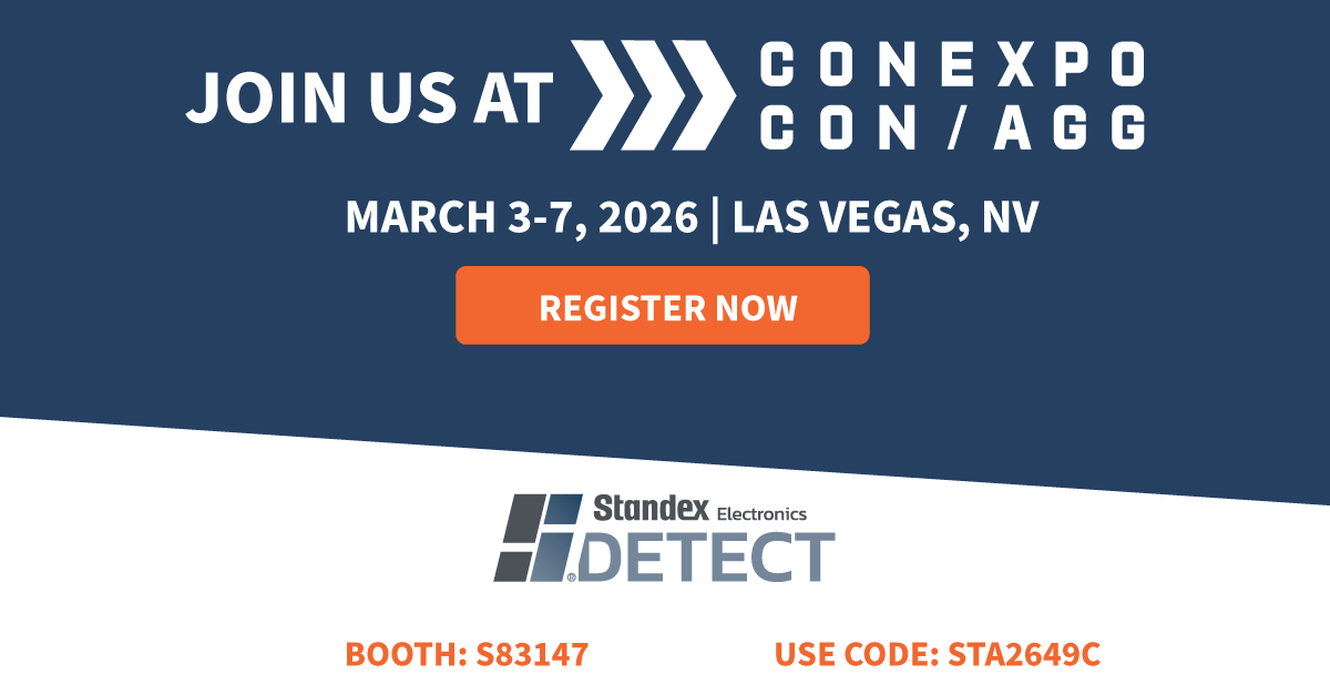 StandexElec's tweet photo. 40 Days to CONEXPO-CON/AGG 2026!
We’re counting down to the largest construction show in North America.
📍 Booth S83147 |✔️ Register now with Promo Code: STA2649C
👉 Don’t wait—secure your spot today! https://t.co/JvnKJXvXmQ
#StandexDetect #ReedSwitches #Sensors #Relays https://t.co/5x9jErzjSC