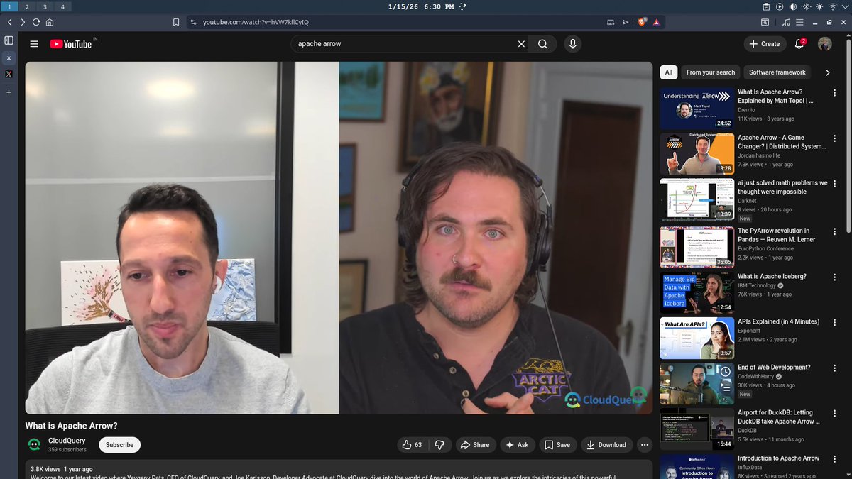 shivendraYellow's tweet image. was trying to understand what i am going to do in open source 
So from chatgpt i get info about what i should do so now i am collecting individual tokens will connect them into project soon 
this was good arrow intro btw 
#coding #open_source @cloudqueryio