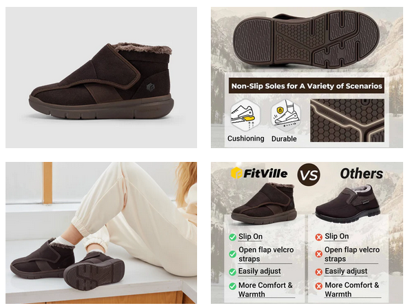 ShopTourEva's tweet image. Women's EasyTop Boot ❄️
Warm faux cashmere lining, extra-wide 4E fit, slip-resistant sole &amp;amp; all-day EVA cushioning 👢
fas.st/qQ_gX 💡 Fact: Wide toe boxes help prevent numbness and improve foot comfort during long winter days.
#WinterBoots #ComfortWear #WideFit