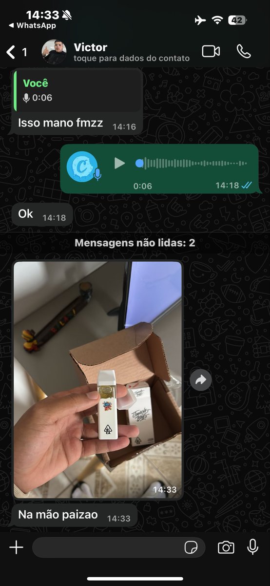 Visionariocrema's tweet image. Vambora rapaziada chegou reposição ‼️
Tamos on ✅↙️
loja.menu/maconhariosp