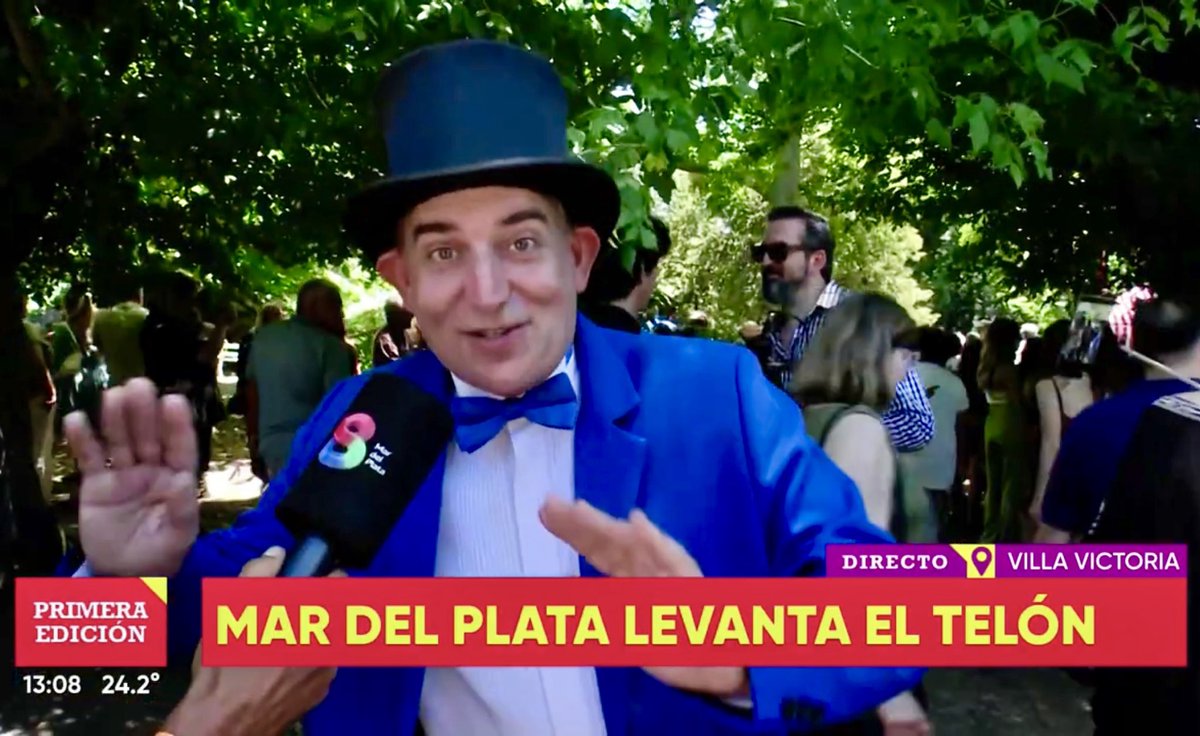 Gracias #Canal 8 #MarDelPlata por esta entrevista en vivo para el Noticiero desde el evento lanzamiento de Temporada 2026 #Prensa