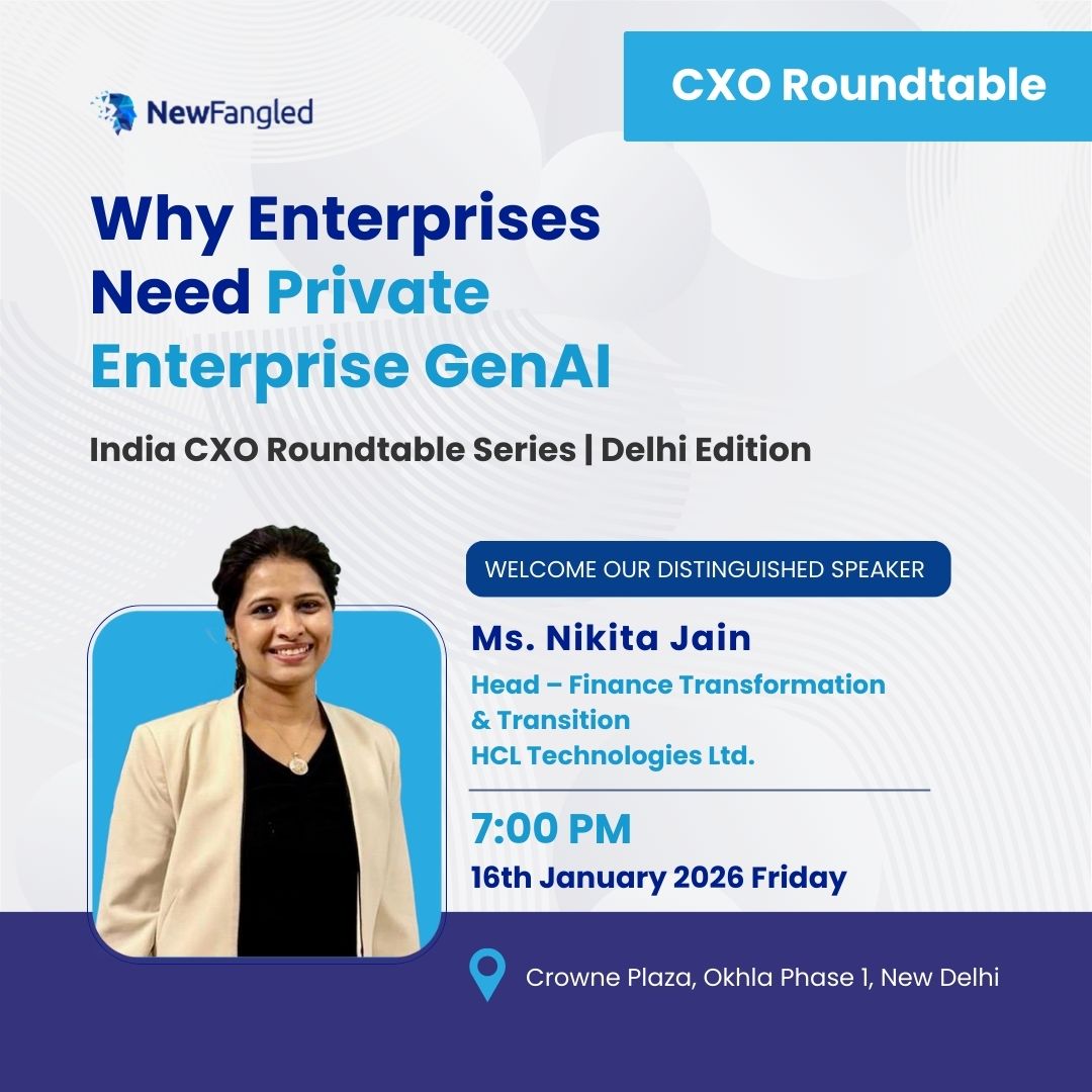 fangledvision's tweet photo. We’re delighted to welcome our speakers to the CXO Roundtable: Why Enterprises Need Private Enterprise GenAI - India CXO Roundtable Series | Delhi.  

A closed-door discussion with CXOs on real-world enterprise GenAI adoption.  

#IndiaCXORoundtable #EnterpriseGenAI #PrivateGenAI https://t.co/hQXfa54iYR