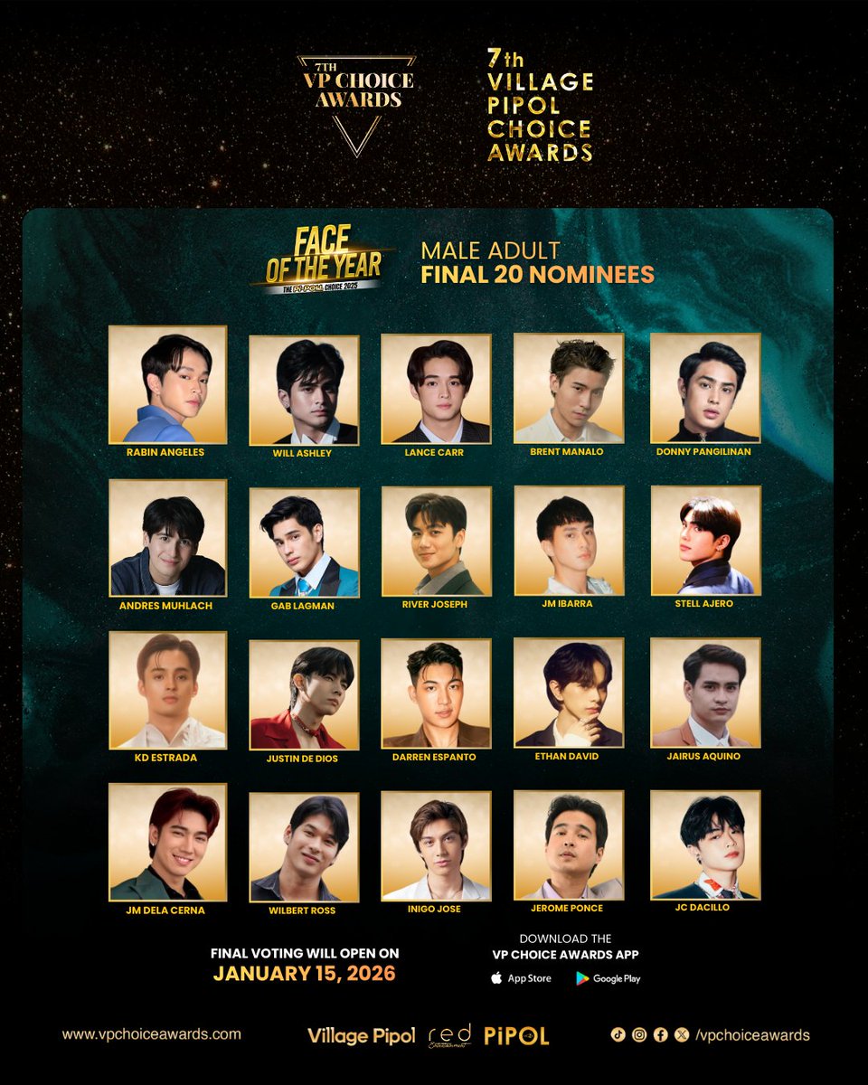 willcalabarzon's tweet image. 𝗪𝗜𝗟𝗟𝗖𝗔𝗟𝗔𝗕𝗔𝗥𝗭𝗢𝗡, 𝗪𝗘 𝗞𝗡𝗢𝗪 𝗬𝗢𝗨’𝗥𝗘 𝗦𝗧𝗜𝗟𝗟 𝗧𝗛𝗘𝗥𝗘! ‼️‼️

Voting for VPCA: FACE OF THE YEAR is officially OPEN! 🗳

Let us vote for our FACE OF THE YEAR Nominees—Will and Bianca! 

🔗 vpchoiceawards.com/webvote/

How to vote for Bianca:
1️⃣ Click the link
2️⃣…