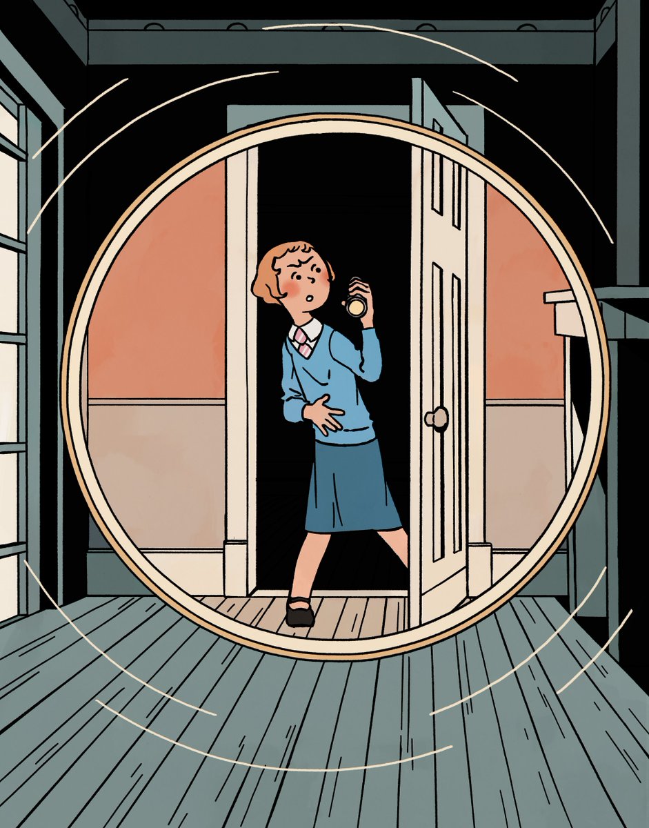 minikinetic's tweet image. Nancy Drew on the case (she's in the public domain now!)