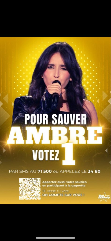 Carine Haddadou de la saison 1 demande de voter pour Ambre #StarAcademyleLive