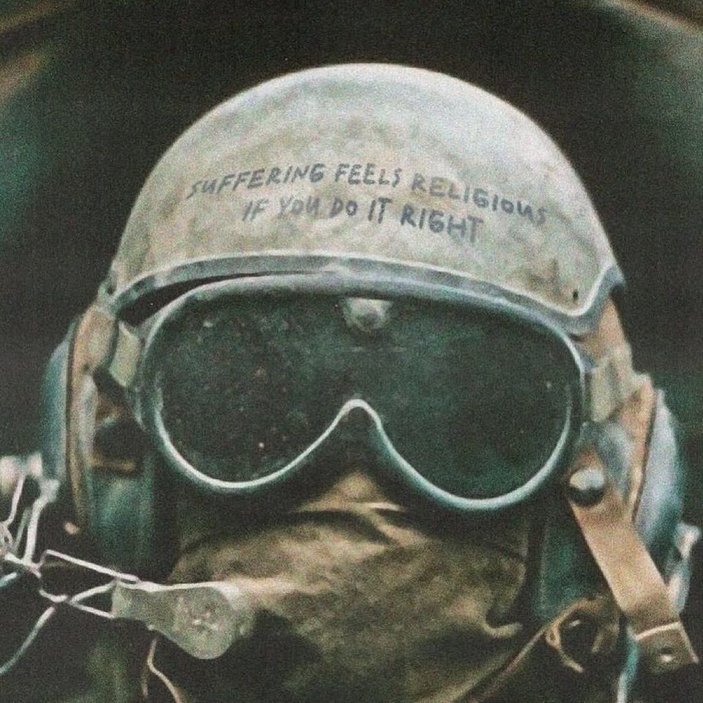 EnclaveColCreed's tweet image. *hands the [Reader] his old Militia helmet*
You look like you could use some protection out there.