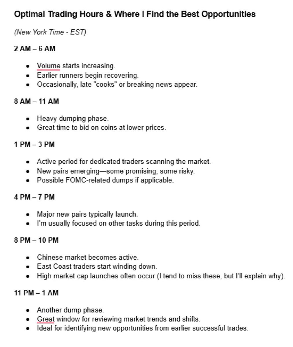 cryptofergani's tweet image. Optimal trading hours you can use to your advantage