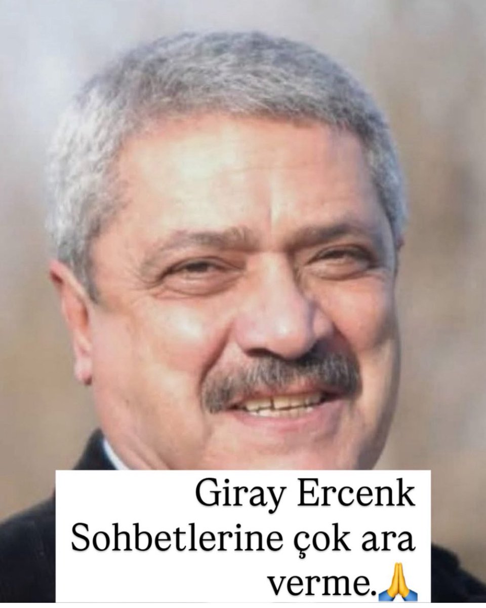 Kaza geçiren Sevgili Giray Ercenk’in  sağlığına kavuşmasını bekliyoruz.🙏