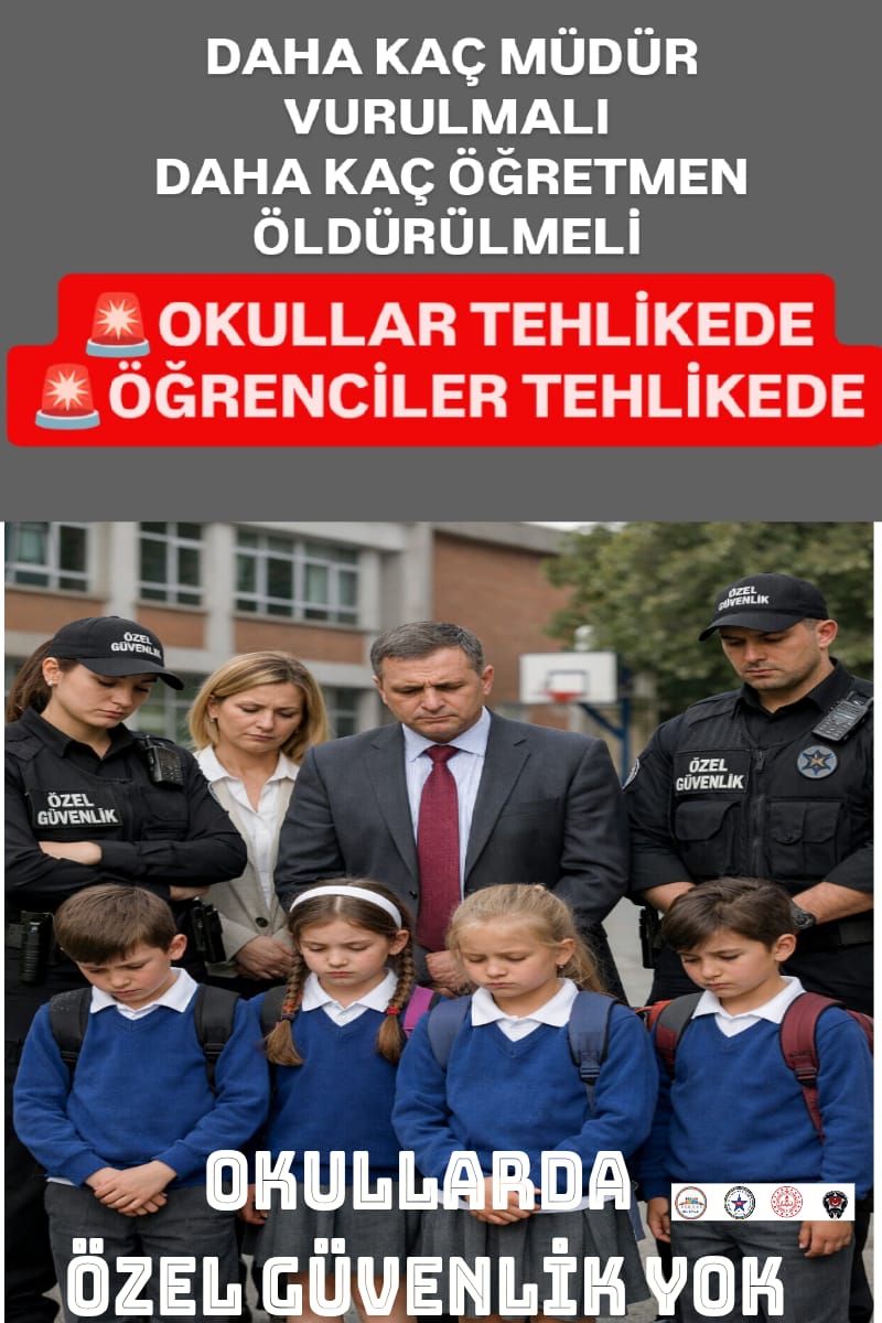 #Piktes
<a href="/RTErdogan/">Recep Tayyip Erdoğan</a>
<a href="/isikhanvedat/">Prof. Dr. Vedat Işıkhan</a>
<a href="/memetsimsek/">Mehmet Simsek</a>
<a href="/bybekirbozdag/">Bekir  Bozdağ</a>
🛑 SAYIN YETKİLİLER 
🚨OKULLAR TEHLİKEDE🚨
🛑 OKULLARDA SİLAHLAR 
PATLIYOR 
🛑 OKULLARDA ÖZEL GÜVENLİK YOK

🛑  5️⃣0️⃣0️⃣
PİKTES ÖZEL GÜVENLİKLER 
👉ÇIKARILAN ve ÇALIŞAN 
10 YILLIK TECRÜBE İLE
 ÇÖZÜM BEKLİYOR