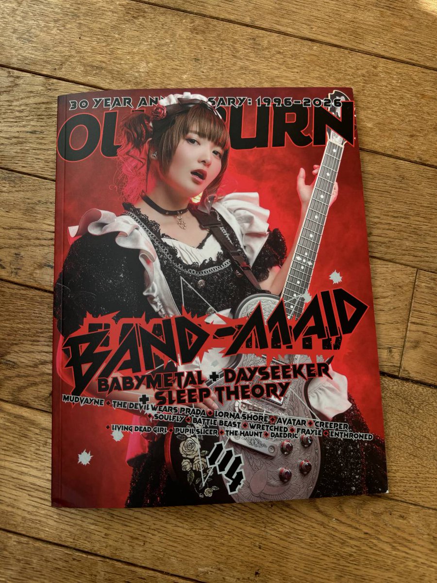 wakaih2's tweet photo. #OUTBURN NO.114が届いた。改めて思うのは、バケモノ級の創造力を発揮し続ける作曲家 #KANAMI が唯一無二であることはメンバー全員が一番理解しているんだろうね。故にこのバンドはこのメンバーでしか存続し得なかったし、これからもこの形で有り続けると思う。誇らしい我らが #bandmaid に乾杯! https://t.co/cpMPm8OJrn
