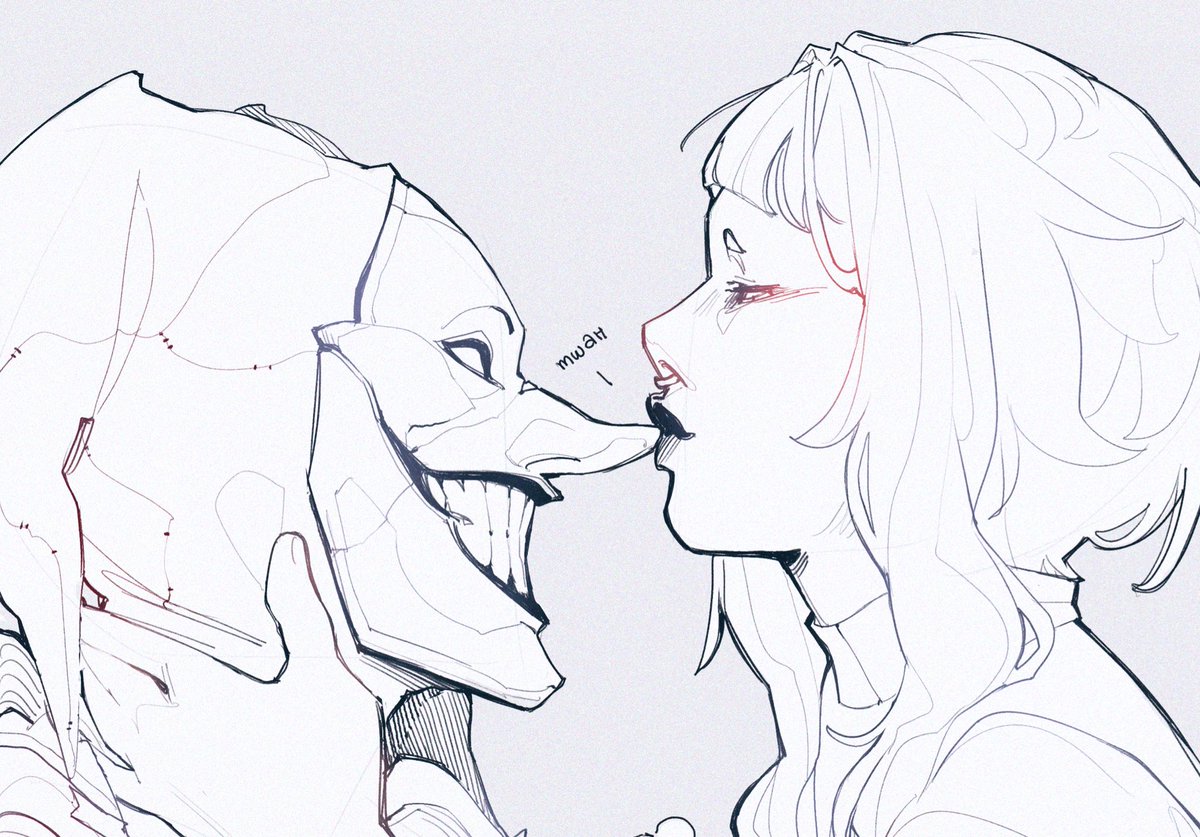 as requested. a kiss for his nose