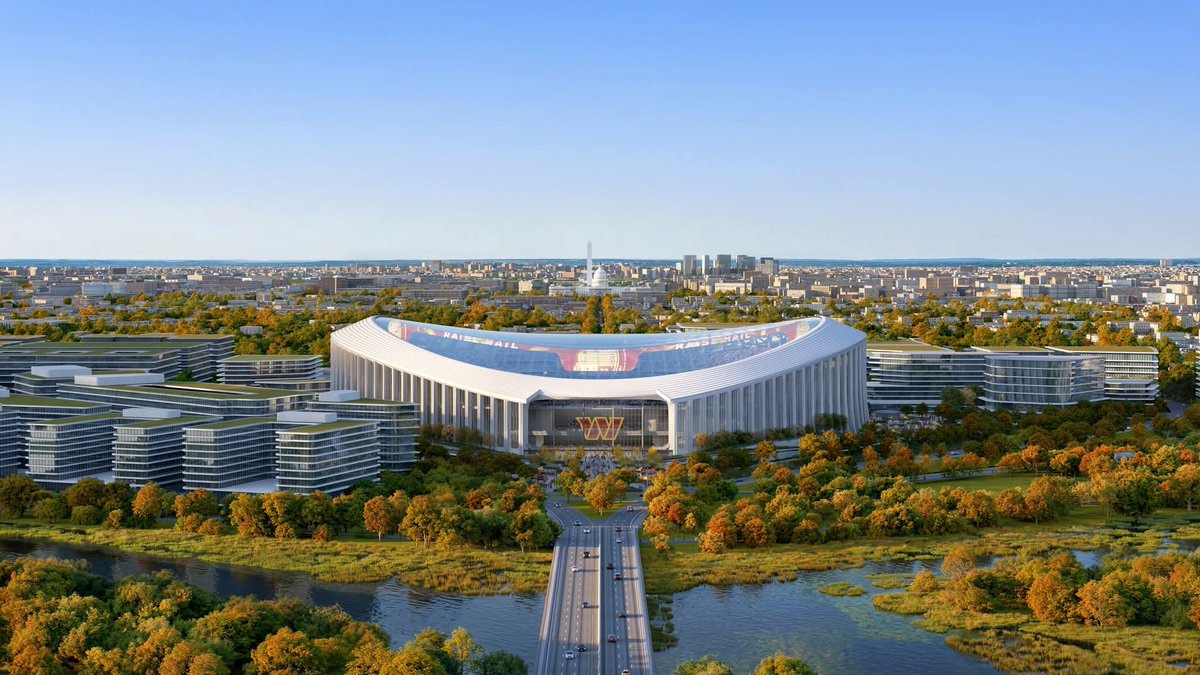 The Commanders have unveiled updated renderings of their new RFK Stadium. 

The venue is expected to open in 2030.🔥 Thoughts? #RaiseHail