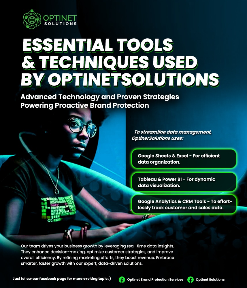 OptinetBrand's tweet image. Turn Data Into Decisions. Protect Your Brand Smarter.
At Optinet Solutions, we don’t guess we analyze, monitor, and act. From real-time data tracking to visual insights, our essential tools and proven techniques help brands stay ahead of threats, protect their digital presence.